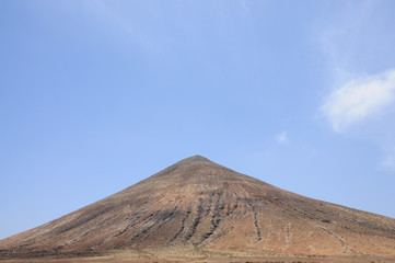 Volcano on Canary Island Fuerteventura, Spain
