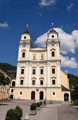 Fototapeta na wymiar Österreich, Oberösterreich, Salzkammergut, Mondsee, Kirche,
