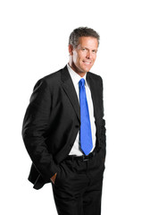 Confident senior businessman