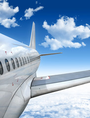 Fototapeta premium flying airplane