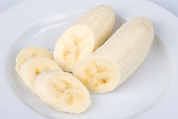 Bananenhälften