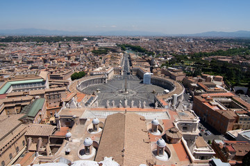 Wide view of Rome