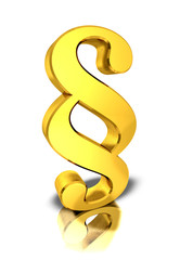 Paragrafenzeichen Gold