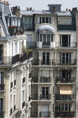 Classic homes in Paris France