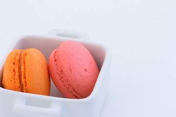 Macarons rose-orange