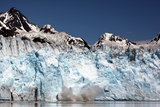 Melting glacier, Alaska