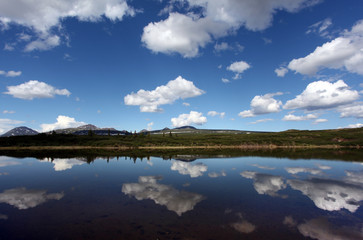 Perfect Mirror Lake - Denali, Alaska