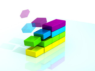 Obraz premium 3d boxes
