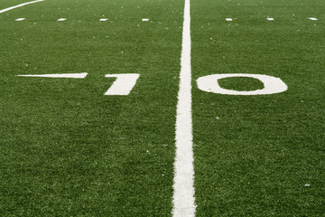Terrain de football américain, détail