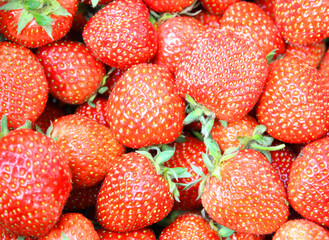 Strawberries background