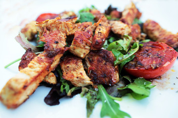 Hähnchenbrustsalat