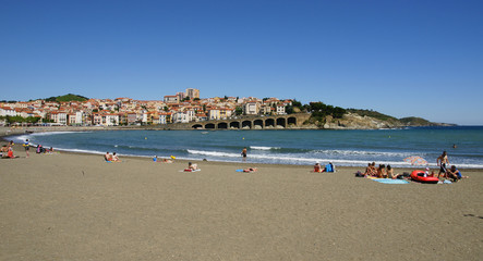 Plage de Banyuls sur  Mer