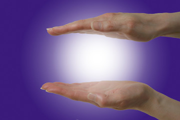 Parallel hands and healing energy