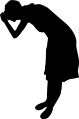 Frau (Silhouette)