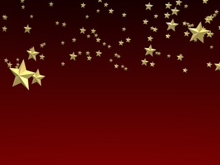 christmas gold stars