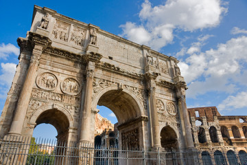 The Majestic Coliseum, Rome, Italy.