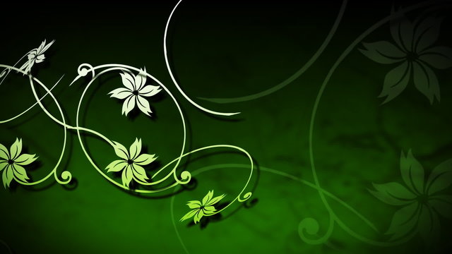 Background animation of vines growing
