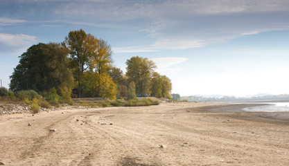 Dried up lake