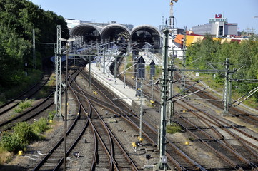 Einfahrt Bahnhof Kiel