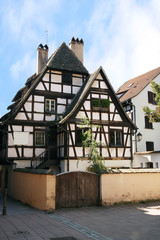 Half-timbered house, Strasbourg, Alsace, France.