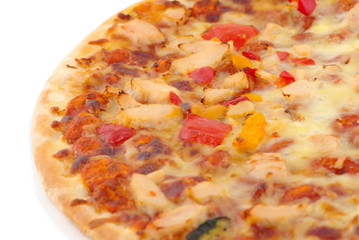 pizza poulet poivron fromage