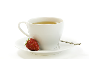 tea time whith strawberry