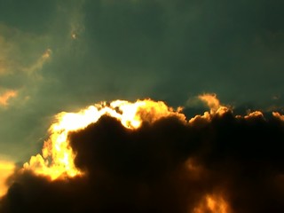 burnning clouds timelapse