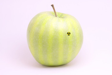 Radioactive apple