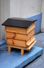 beehive in a street