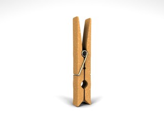 isolated clothespin