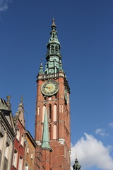 Fototapeta na wymiar Gdansk City Hall 3