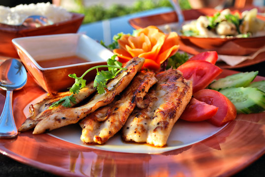 Thai Food Plate