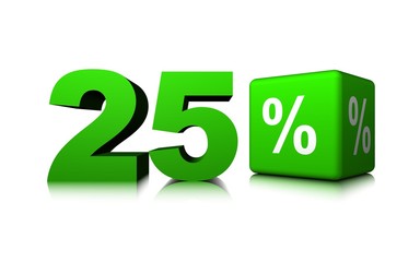 25%