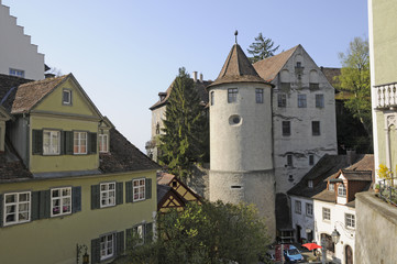 Fototapeta na wymiar Alte Burg in Meersburg