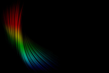 Sfondo astratto curve colorate