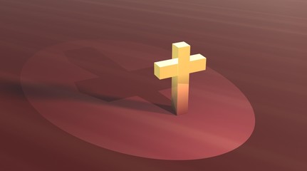 gold cross