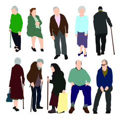 Old People Set No.1.