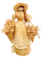 Corn husk doll