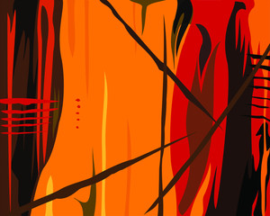 Abstract Background - Love Fury No.1.