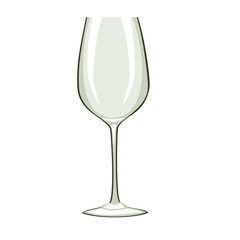 Empty Wine Glass