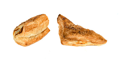 Bureks isolated on white background