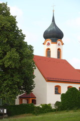 Fototapeta na wymiar Dorfkirche 3345