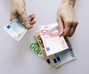 geld zählen