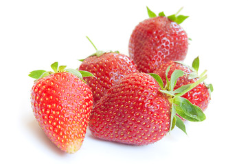 Ripe sweet strawberries