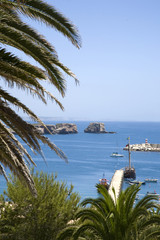 The sagres harbor in the algerve, Portugal
