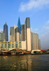 Fototapeta na wymiar skyscraper of shanghai