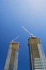 Fototapeta premium Buildings Under Construction