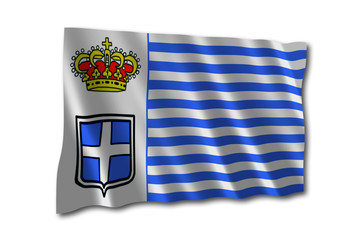 Obraz premium seborga Flagge