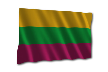 Litauen Flagge Fahne