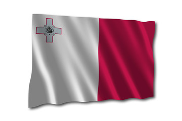 Malta Flagge flag